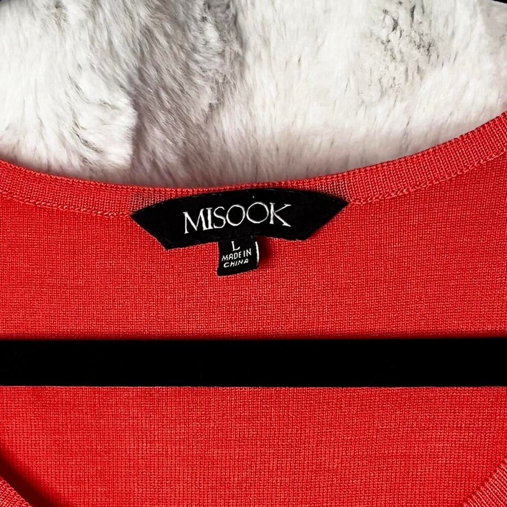 MISOOK SIZE LARGE CORAL PINK sleeveless top - Picture 2 of 5